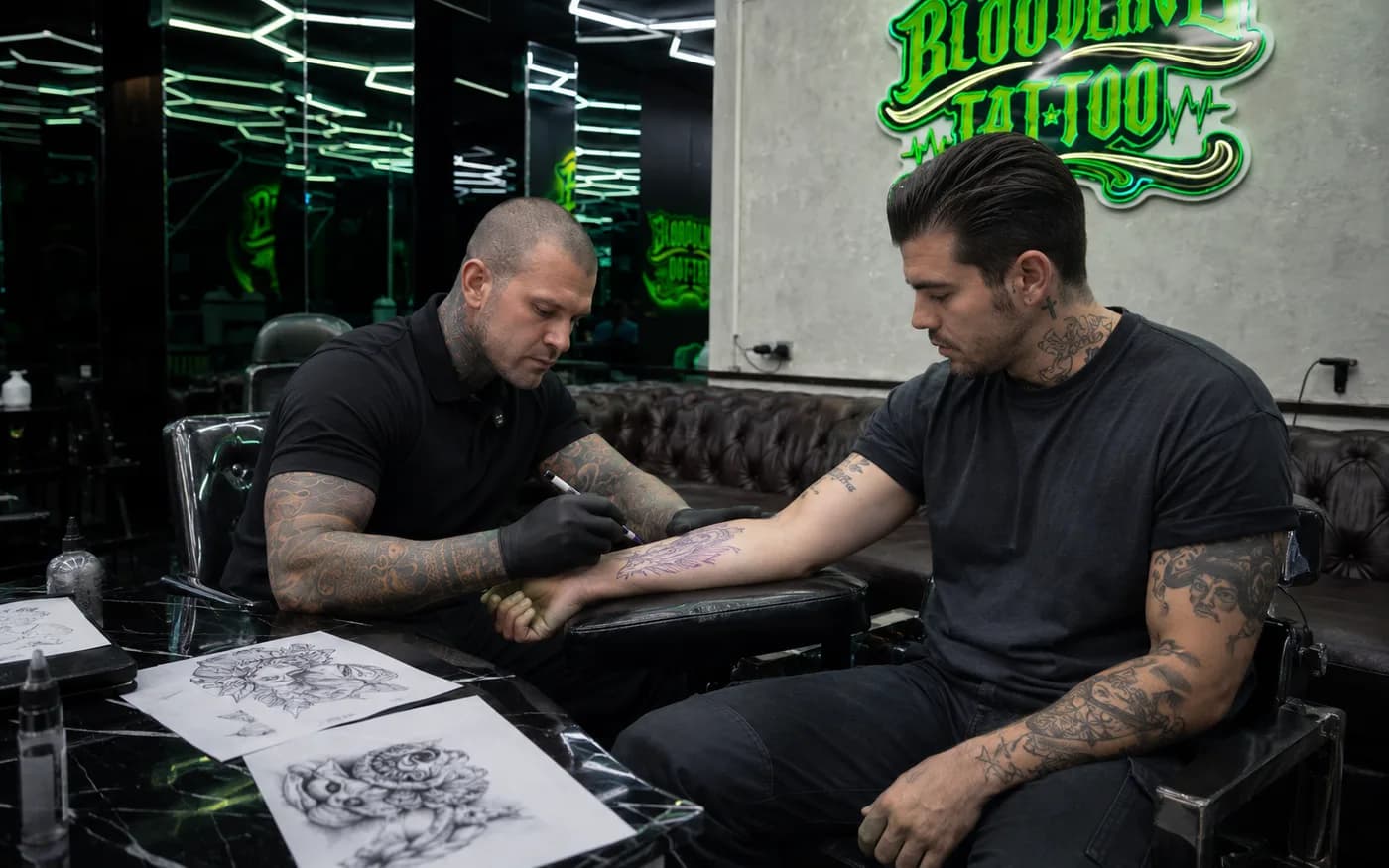 Tattoo design placement consultation in Bangkok